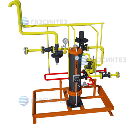 Электрическая испарительная установка СИНТЭК производительностью 100 кг/ч: исполнение на раме